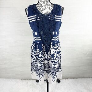 Roberta Roller Rabbit Crochet Lace Fit and Flare Dress
